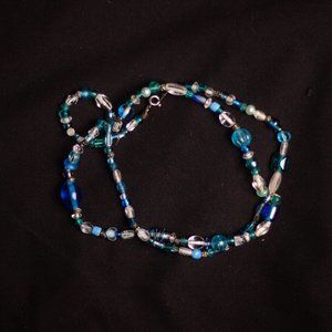 Light Blue, Bead Necklace